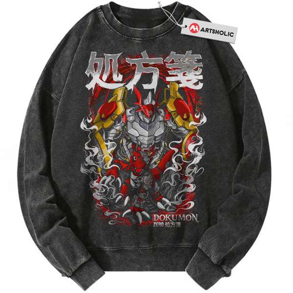 Dokumon Sweatshirt, Digimon Sweatshirt, Anime Sweatshirt, Vintage Sweatshirt