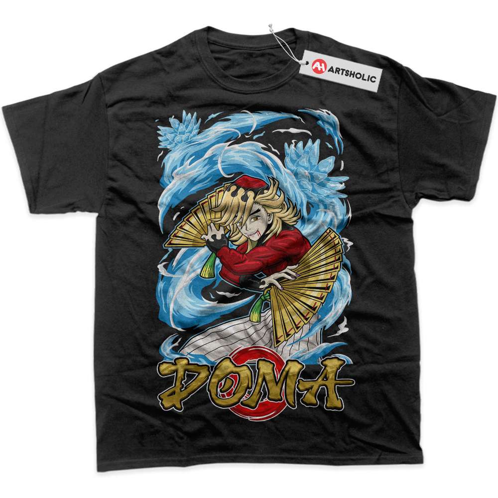 Alternative view of Doma Shirt, Demon Slayer Shirt, Anime Shirt, Graphic T-Shirt
