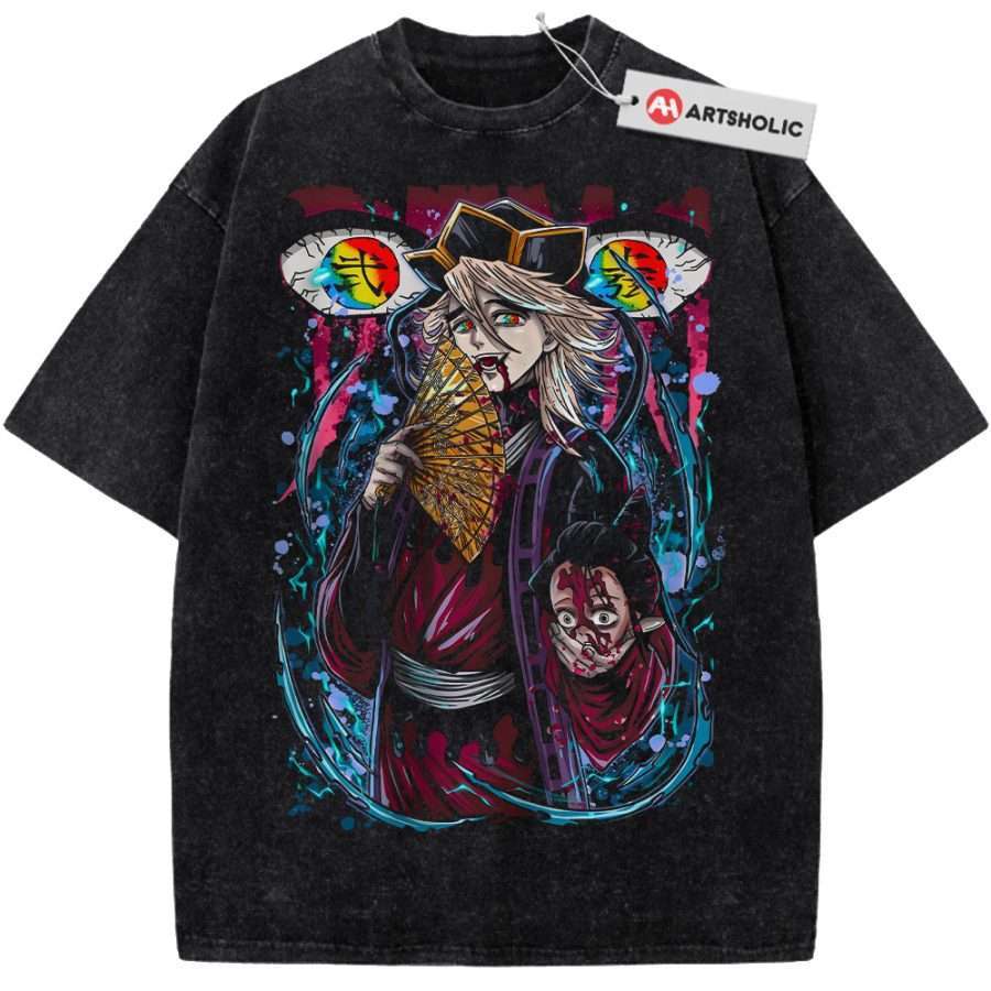 Alternative view of Doma Shirt, Demon Slayer Shirt, Anime Shirt, Vintage Tee