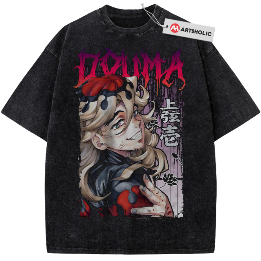 Alternative view of Doma Shirt, Demon Slayer Shirt, Anime Shirt, Vintage Tee