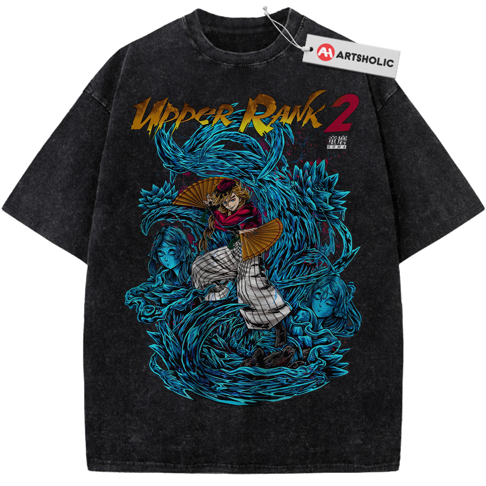 Doma Shirt, Demon Slayer Shirt, Kimetsu no Yaiba Shirt, Anime Shirt, Vintage Tee