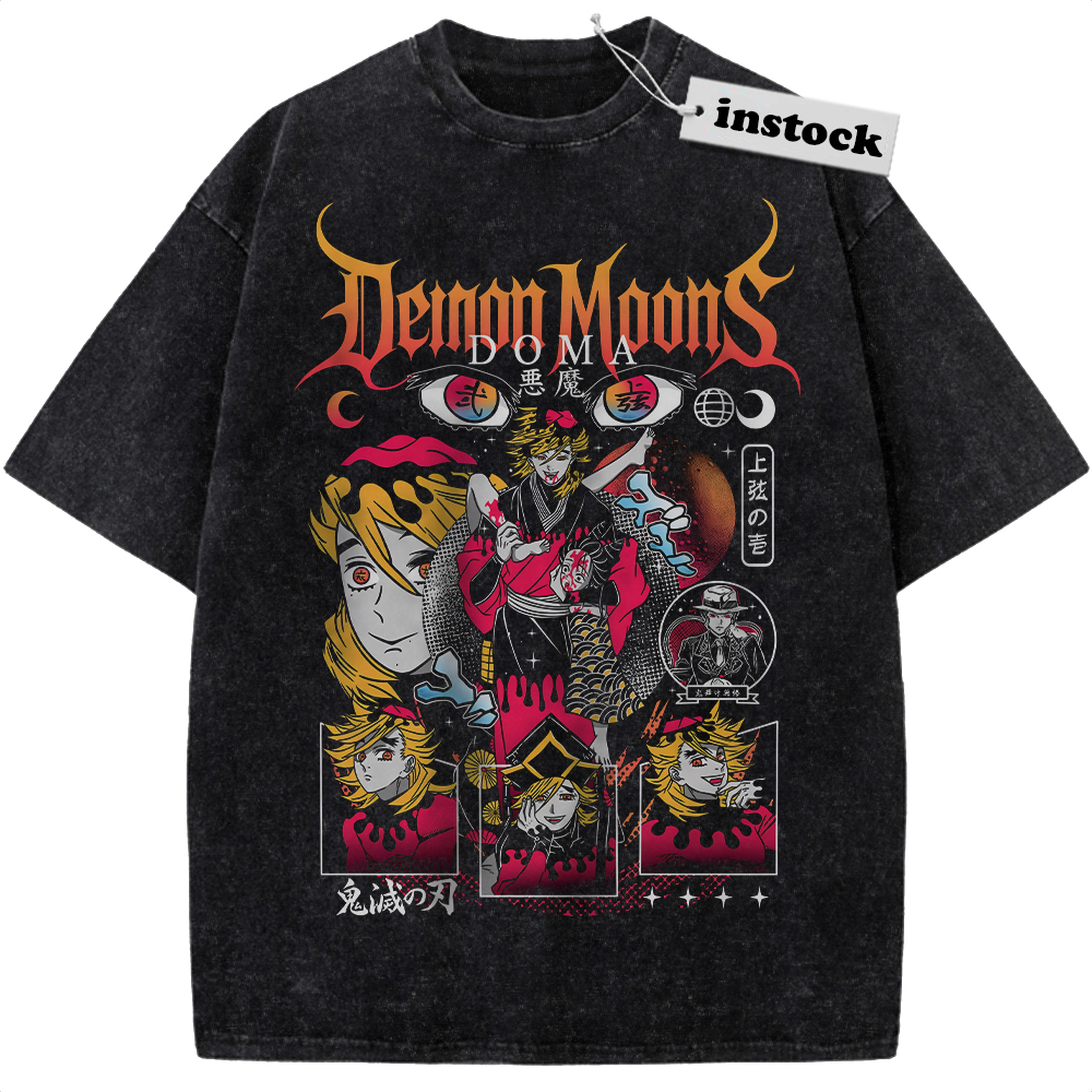 Doma Shirt, Demon Slayer Shirt, Kimetsu no Yaiba Shirt, Anime Shirt, Vintage Tee