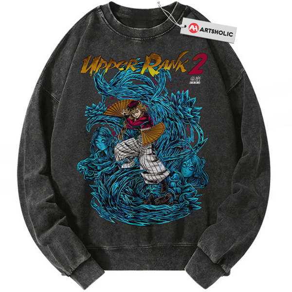 Doma Sweatshirt, Demon Slayer Sweatshirt, Kimetsu no Yaiba Sweatshirt, Anime Sweatshirt, Vintage Sweatshirt