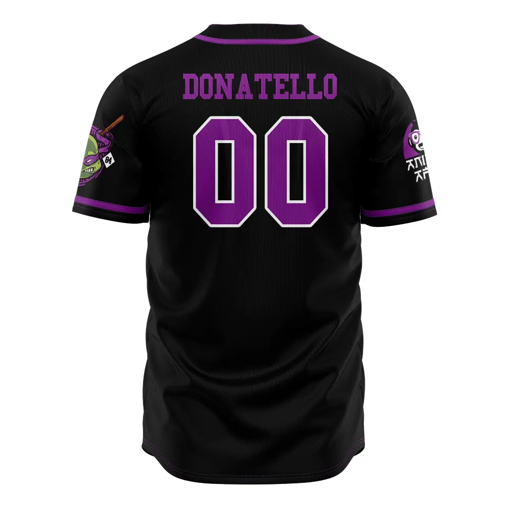 Alternative view of Donatello Teenage Mutant Ninja Turtles Baseball Jersey