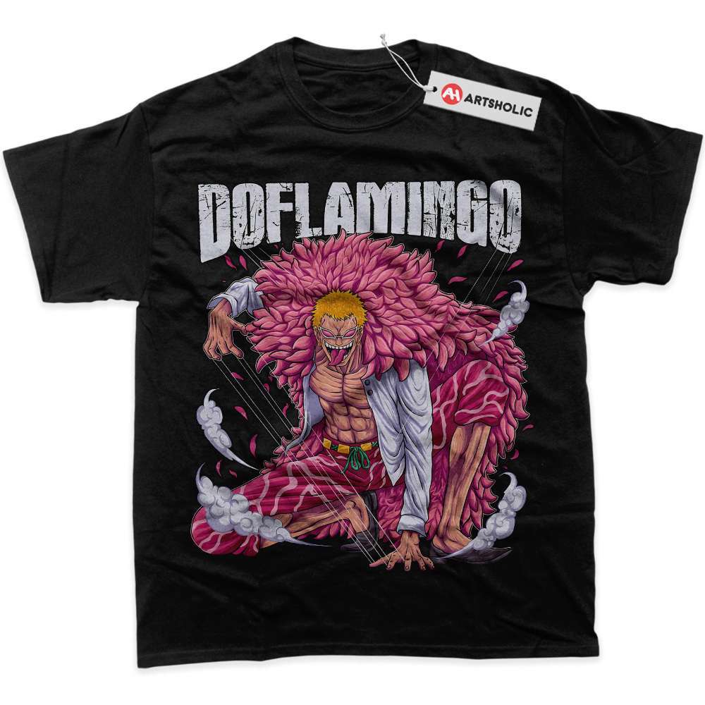 Donquixote Doflamingo Shirt, One Piece Shirt, Anime Shirt, Graphic T-Shirt