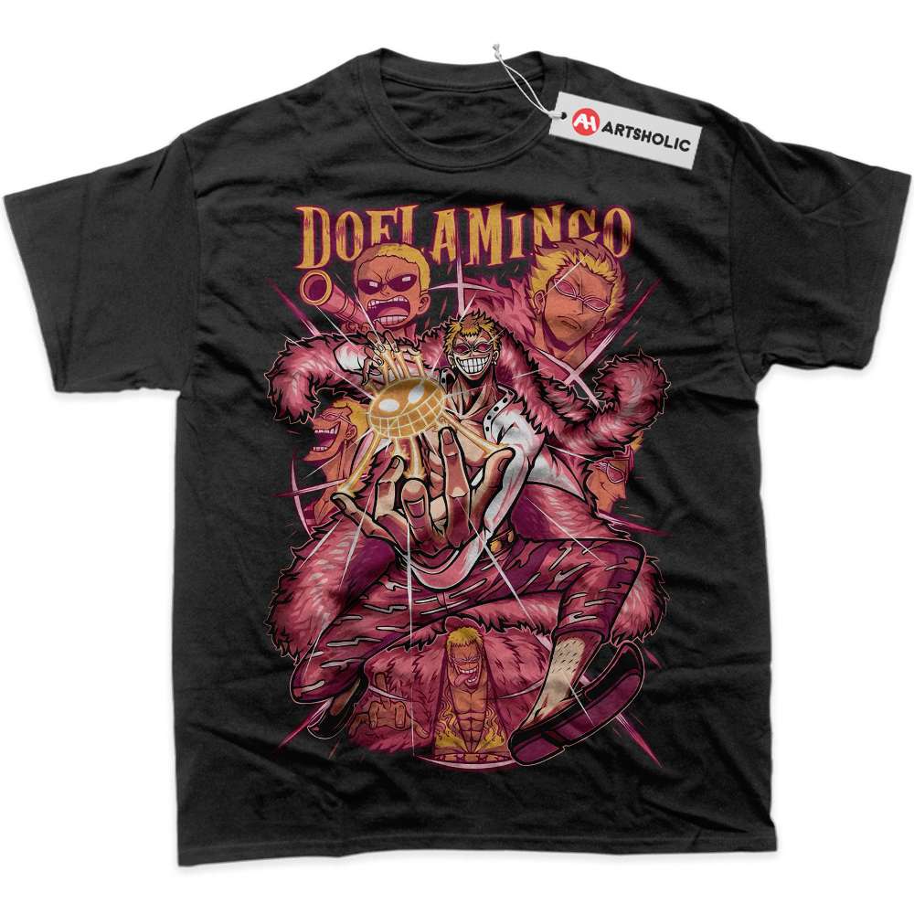 Alternative view of Donquixote Doflamingo Shirt, One Piece Shirt, Anime Shirt, Graphic Tee