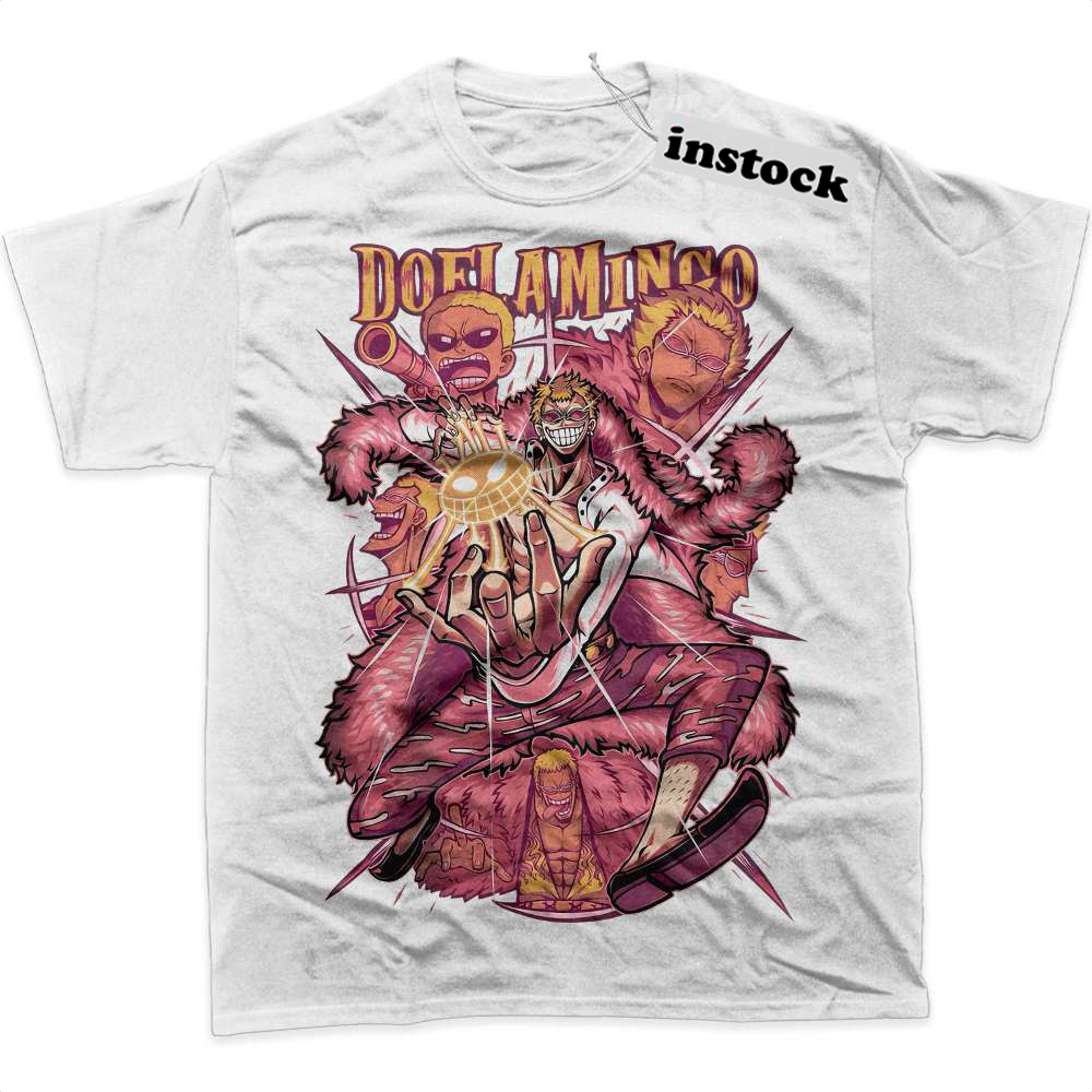 Donquixote Doflamingo Shirt, One Piece Shirt, Anime Shirt, Graphic Tee