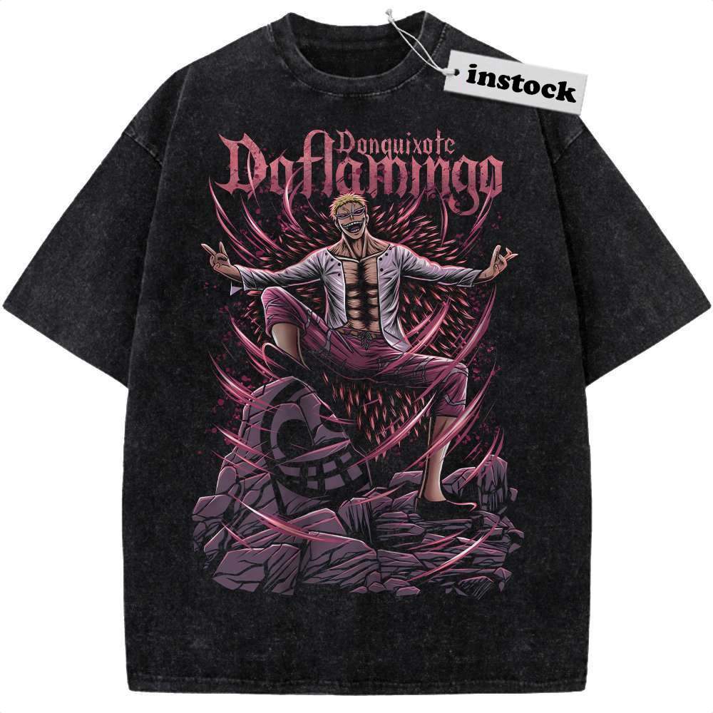 Donquixote Doflamingo Shirt, One Piece Shirt, Anime Shirt, Vintage T-Shirt