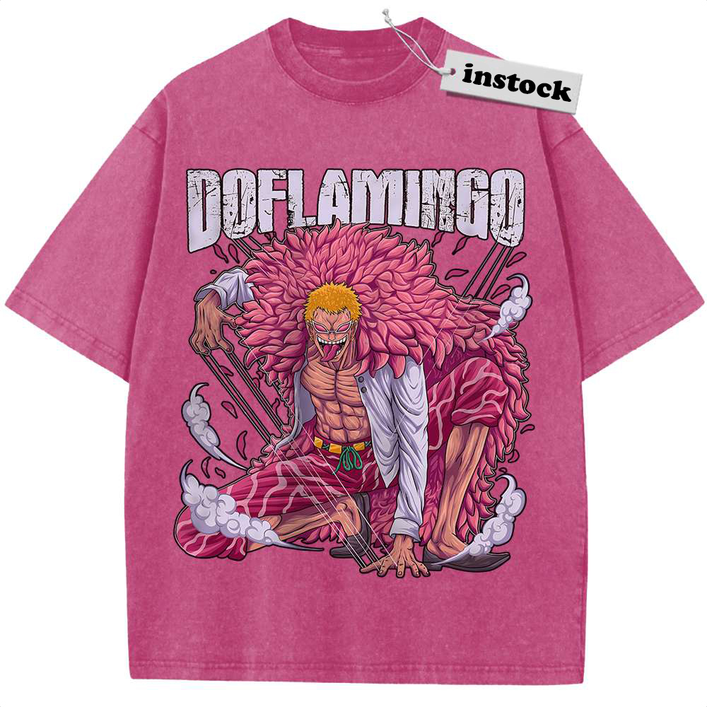 Donquixote Doflamingo Shirt, One Piece Shirt, Anime Shirt, Vintage T-Shirt