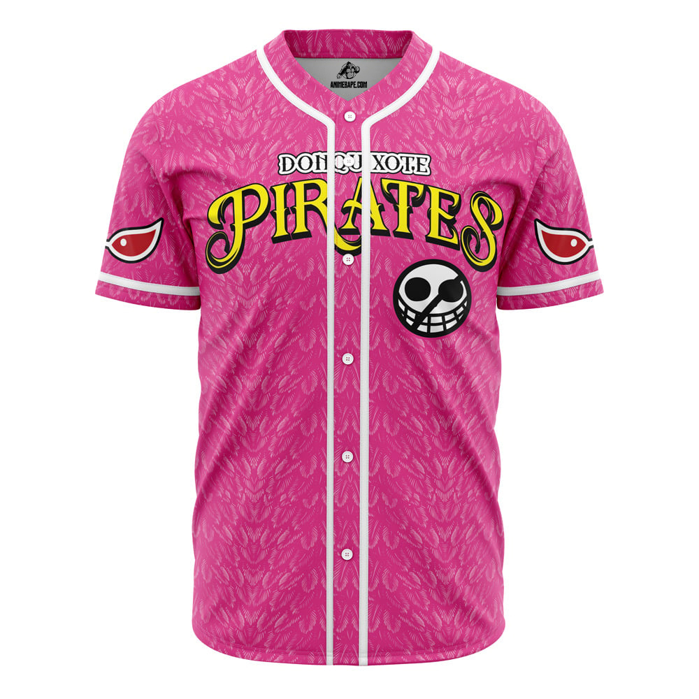Donquixote Pirates Doflamingo One Piece Custom Baseball Jersey - Otaku Hall
