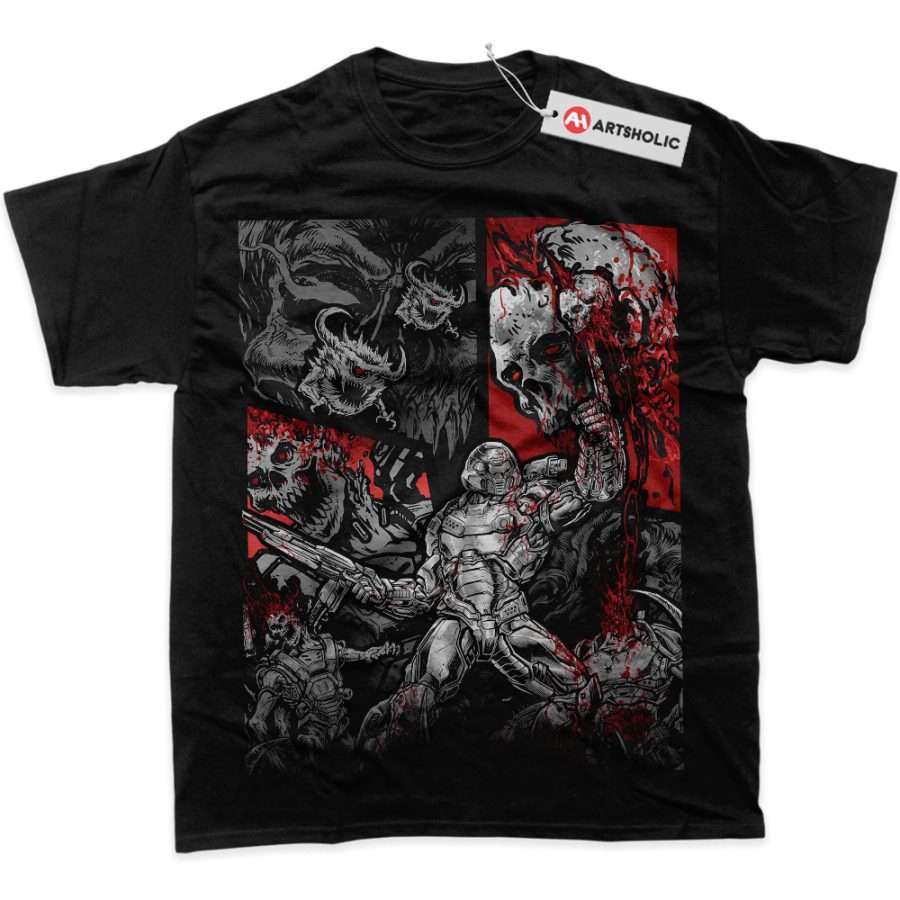 Alternative view of DOOM Eternal Shirt, Game Shirt, Graphic Tee