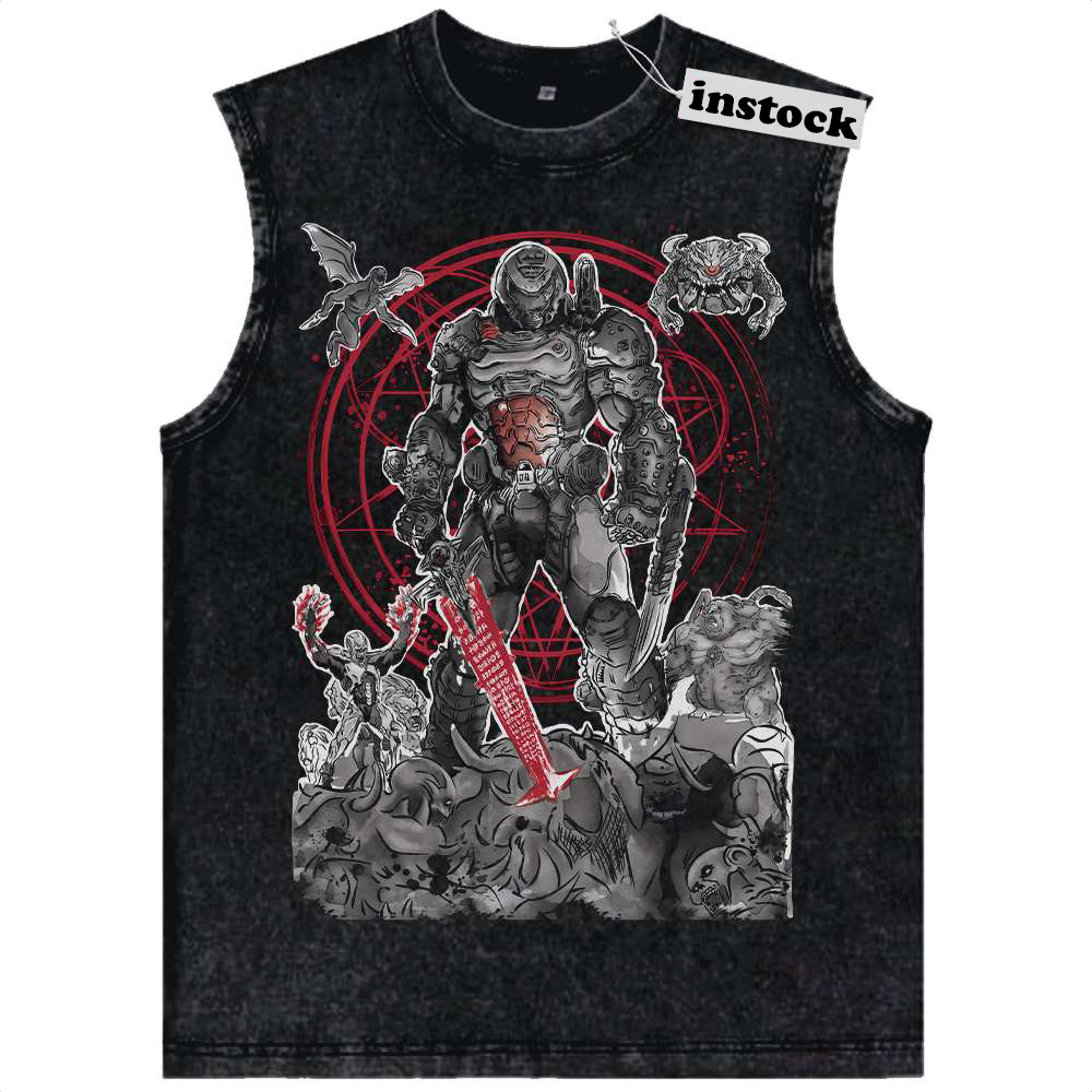DOOM Eternal Tank Top, Game Tank Top, Vintage Tank Top