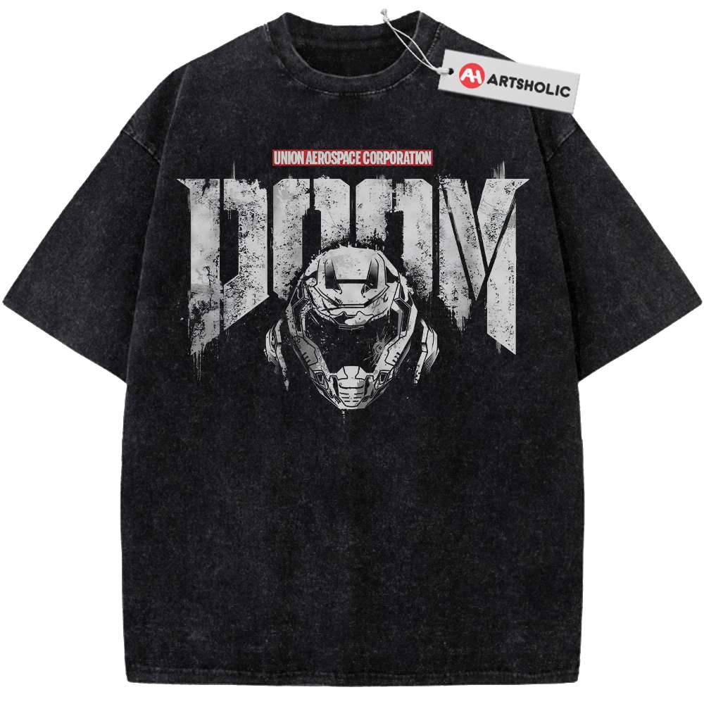 Doomguy Shirt, Doom Shirt, Game Shirt, Vintage T-Shirt