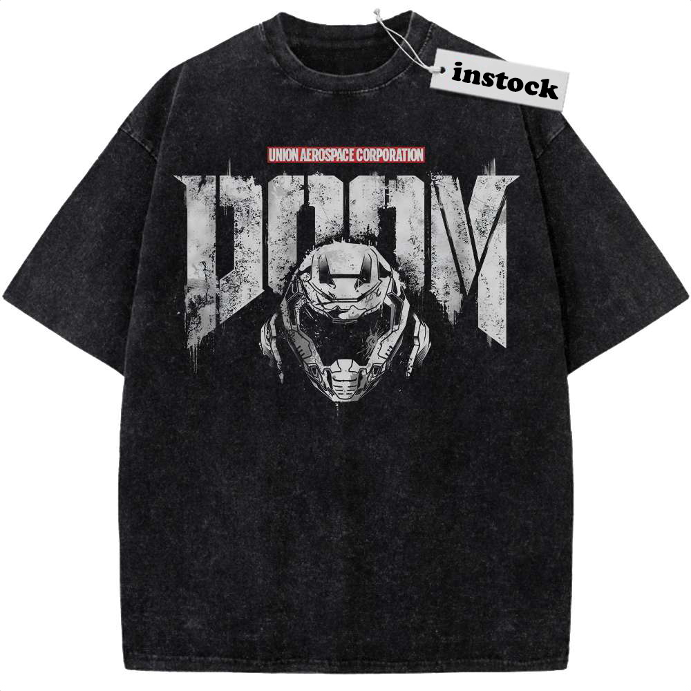 Doomguy Shirt, Doom Shirt, Game Shirt, Vintage T-Shirt