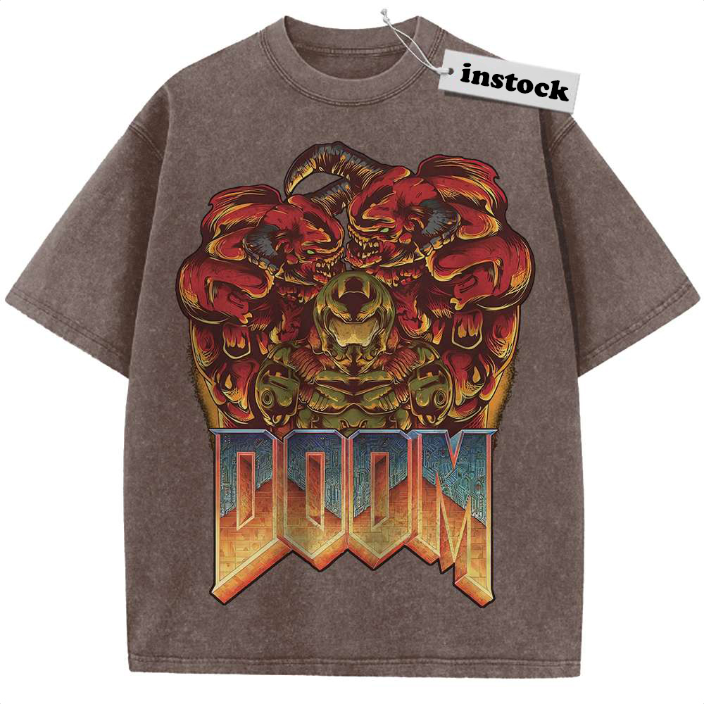 Doomguy Shirt, Doom Shirt, Game Shirt, Vintage Tee