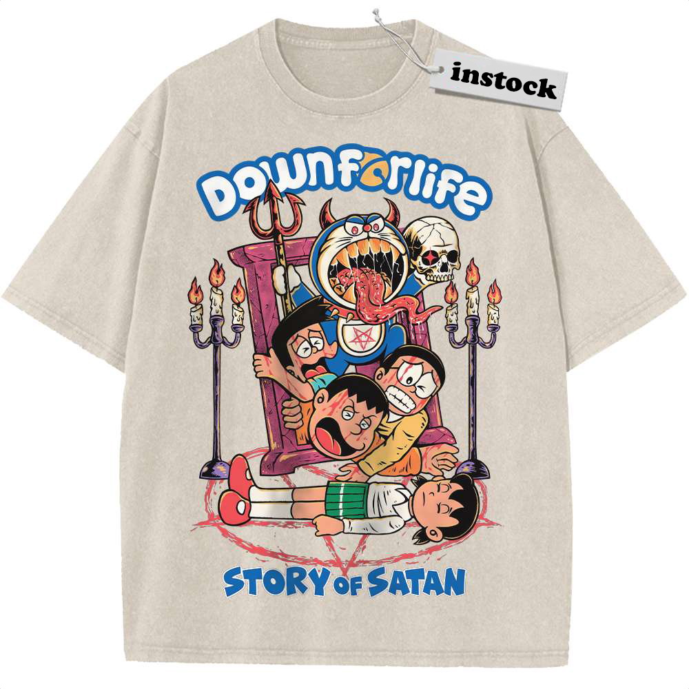Doraemon Shirt, Anime Shirt, Vintage T-Shirt