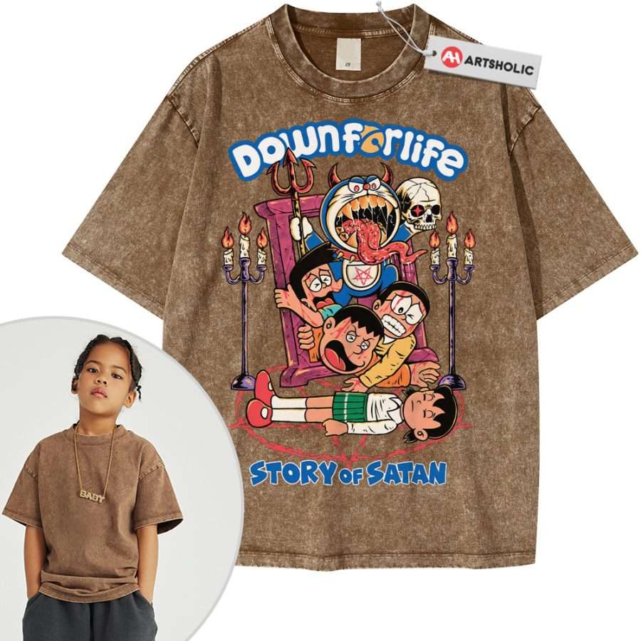 Doraemon Shirt For Kids, Anime Shirt For Kids, Vintage T-Shirt For Kids - Image 9