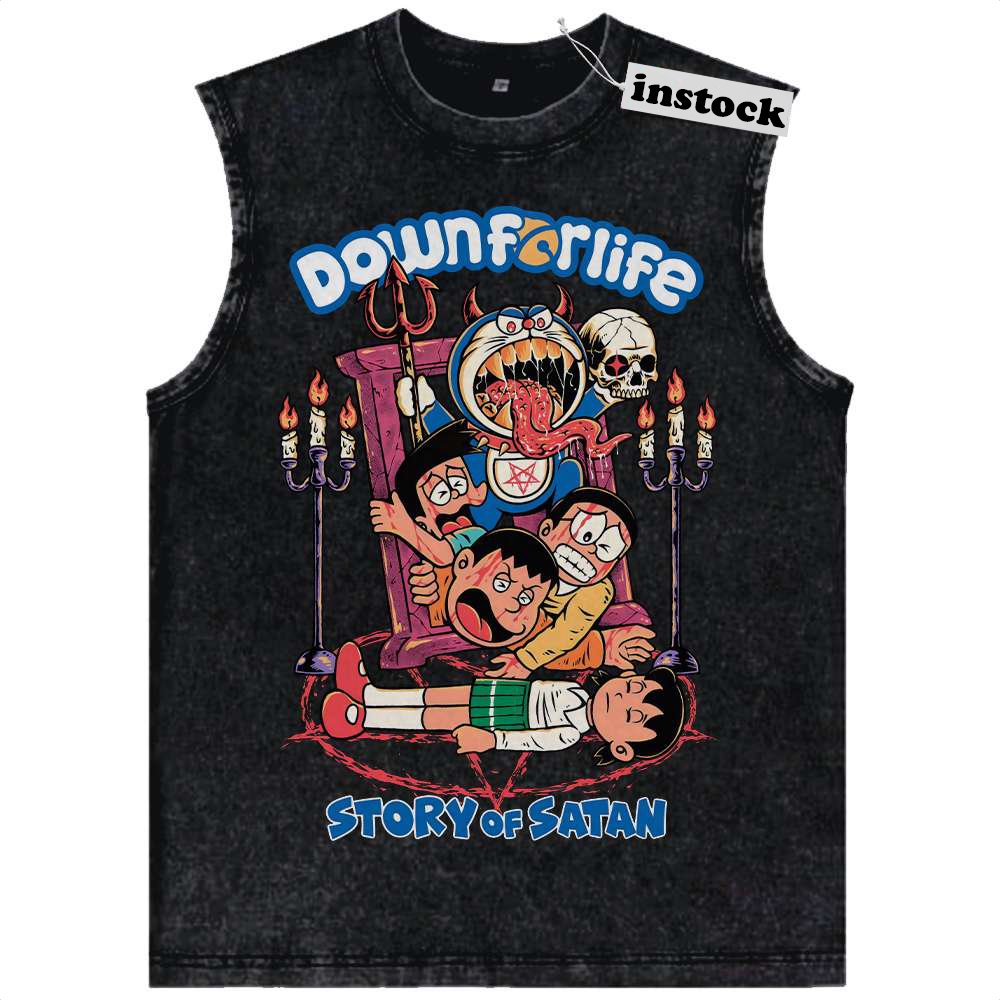 Doraemon Tank Top, Anime Tank Top, Vintage Tank Top