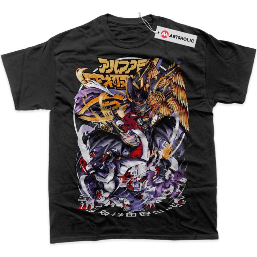 Alternative view of Dorumon Evolution Shirt, Digimon Shirt, Anime Shirt, Graphic Tee