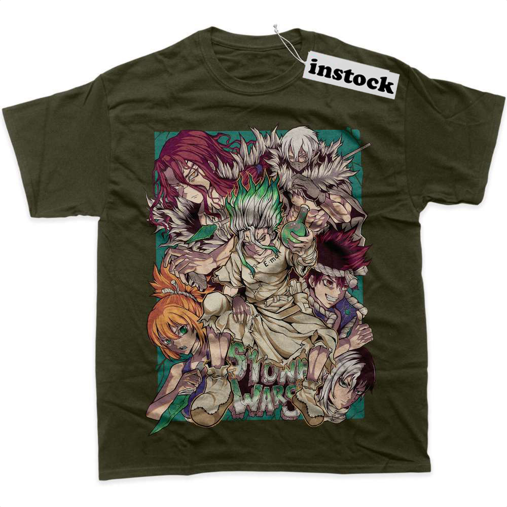 Dr Stone Shirt, Anime Shirt, graphic Tee
