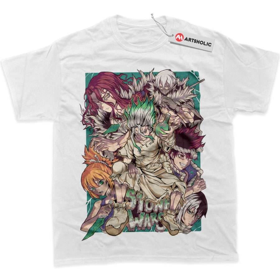 Alternative view of Dr Stone Shirt, Anime Shirt, graphic Tee