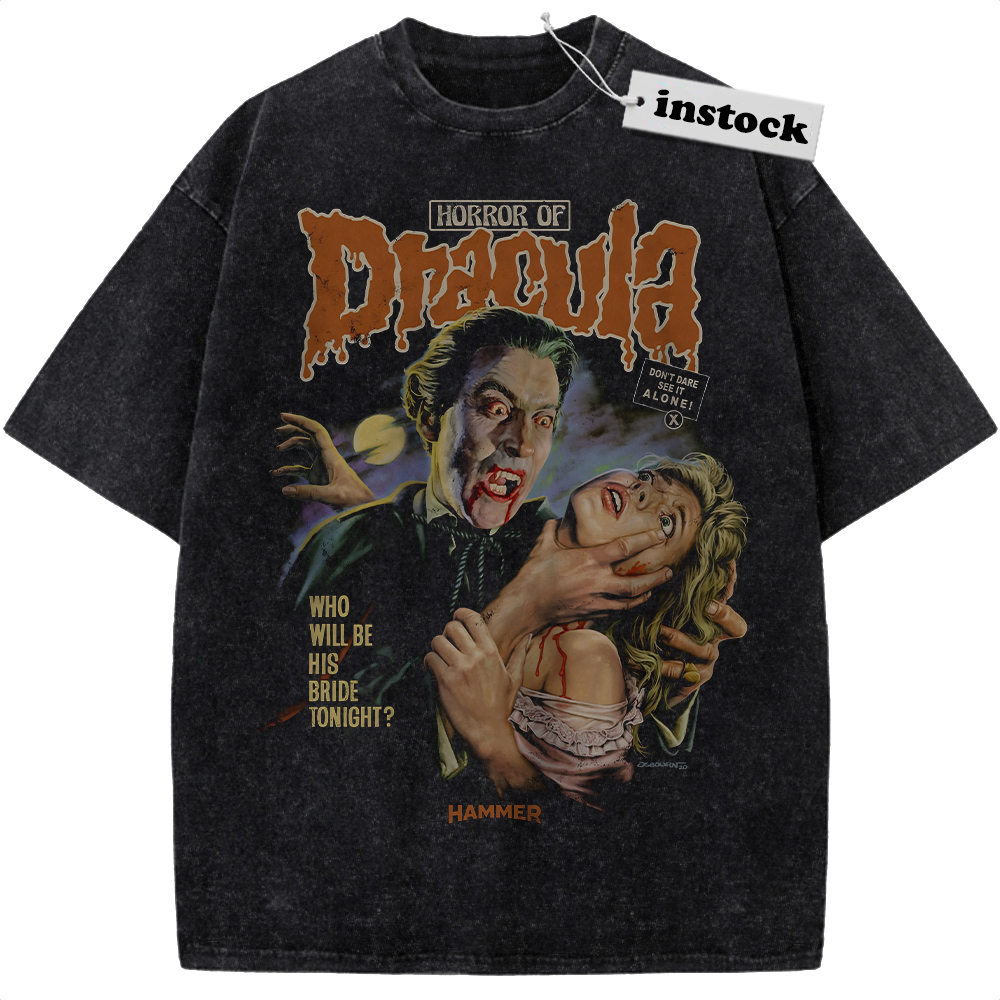 Dracula Shirt, Horror Movie Shirt, Vintage Tee