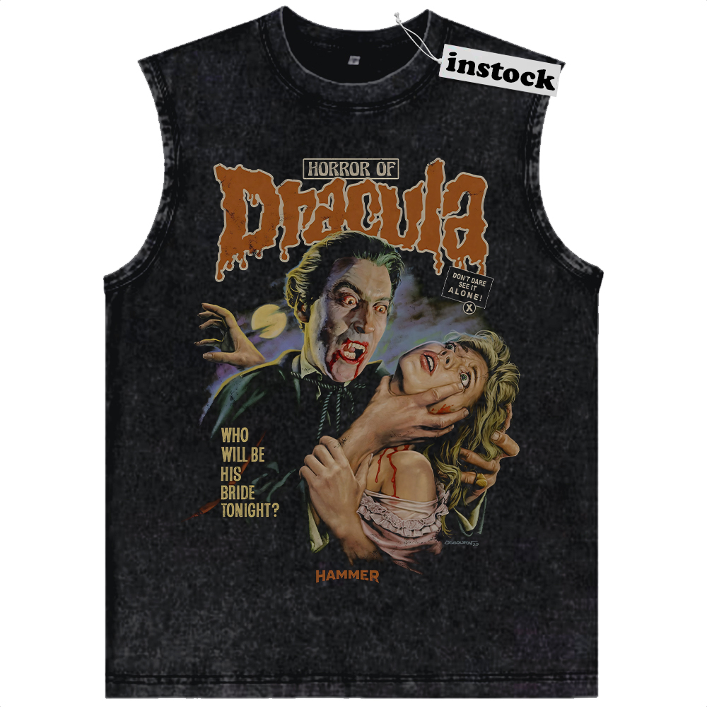 Dracula Tank Top, Horror Movie Tank Top, Vintage Tank Top