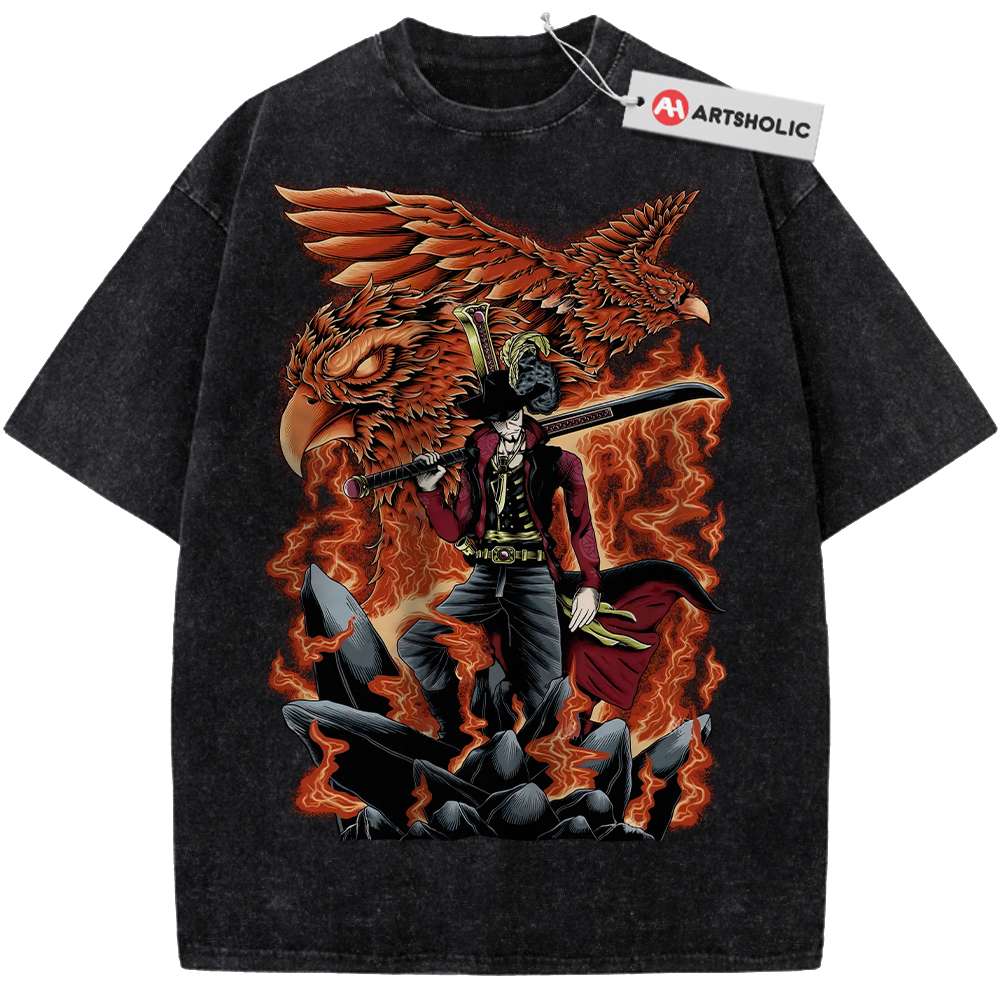 Dracule Mihawk Shirt, One Piece Shirt, Anime Shirt, Vintage T-Shirt