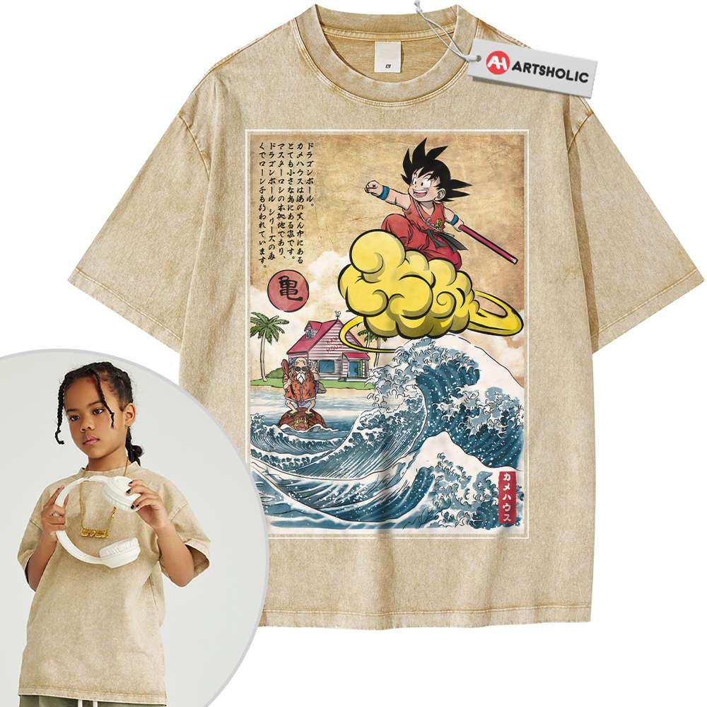Alternative view of Dragon Ball Shirt For Kids, DBZ Shirt For Kids, Anime Shirt For Kids, Vintage Tee For Kids