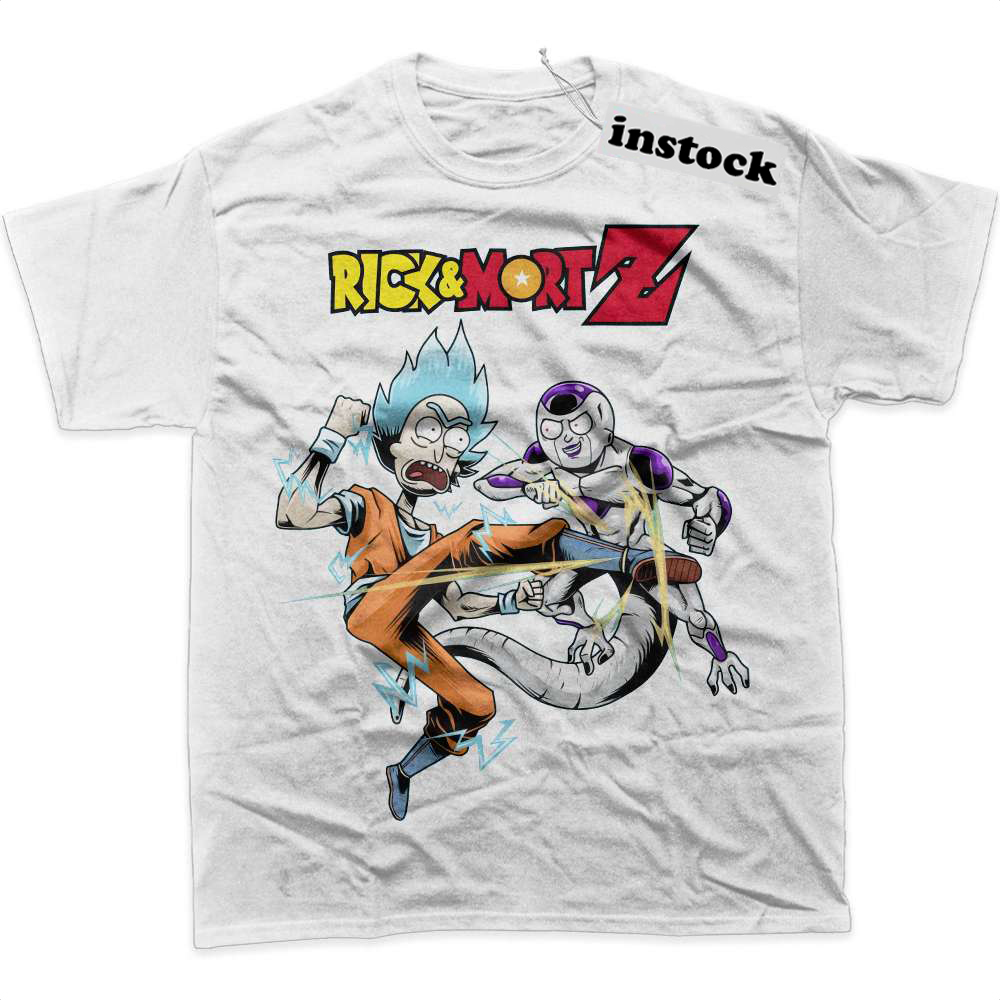 Dragon Ball x Rick and Morty Shirt, Animated Shirt, Graphic T-Shirt