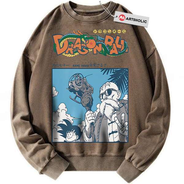 Alternative view of Dragon Ball Z Sweatshirt, DBZ Sweatshirt, Anime Sweatshirt, Vintage Sweater