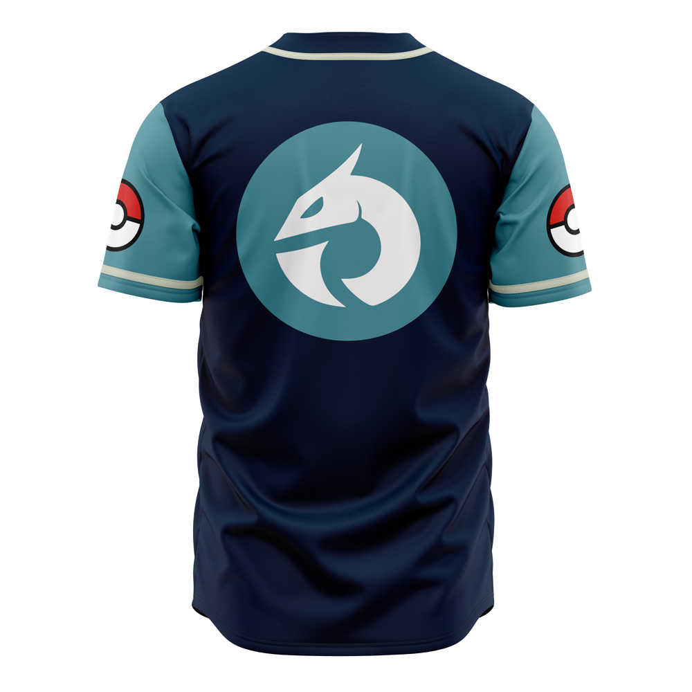 Alternative view of Dragon Rage Pokemon Custom Baseball Jersey - Otaku Hall