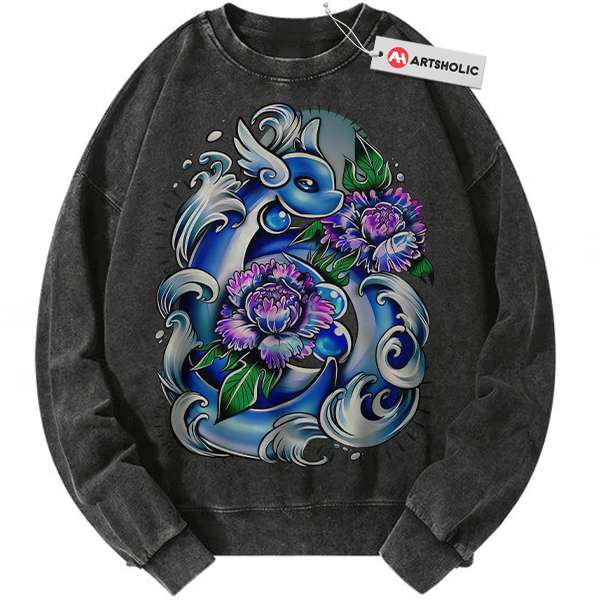 Dragonair Sweatshirt, Pokemon Sweatshirt, Anime Sweatshirt, Vintage Sweatshirt