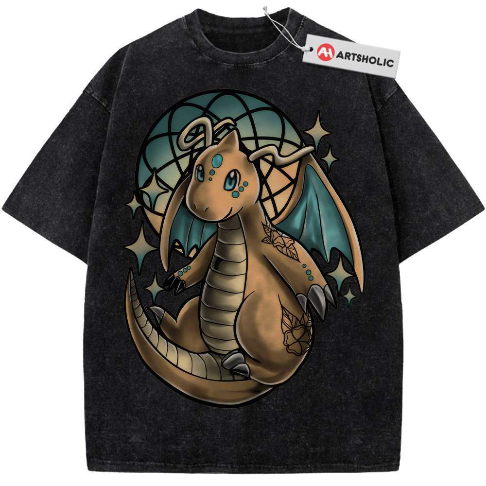 Alternative view of Dragonite Shirt, Pokemon shirt, Anime Shirt, Vintage Tee