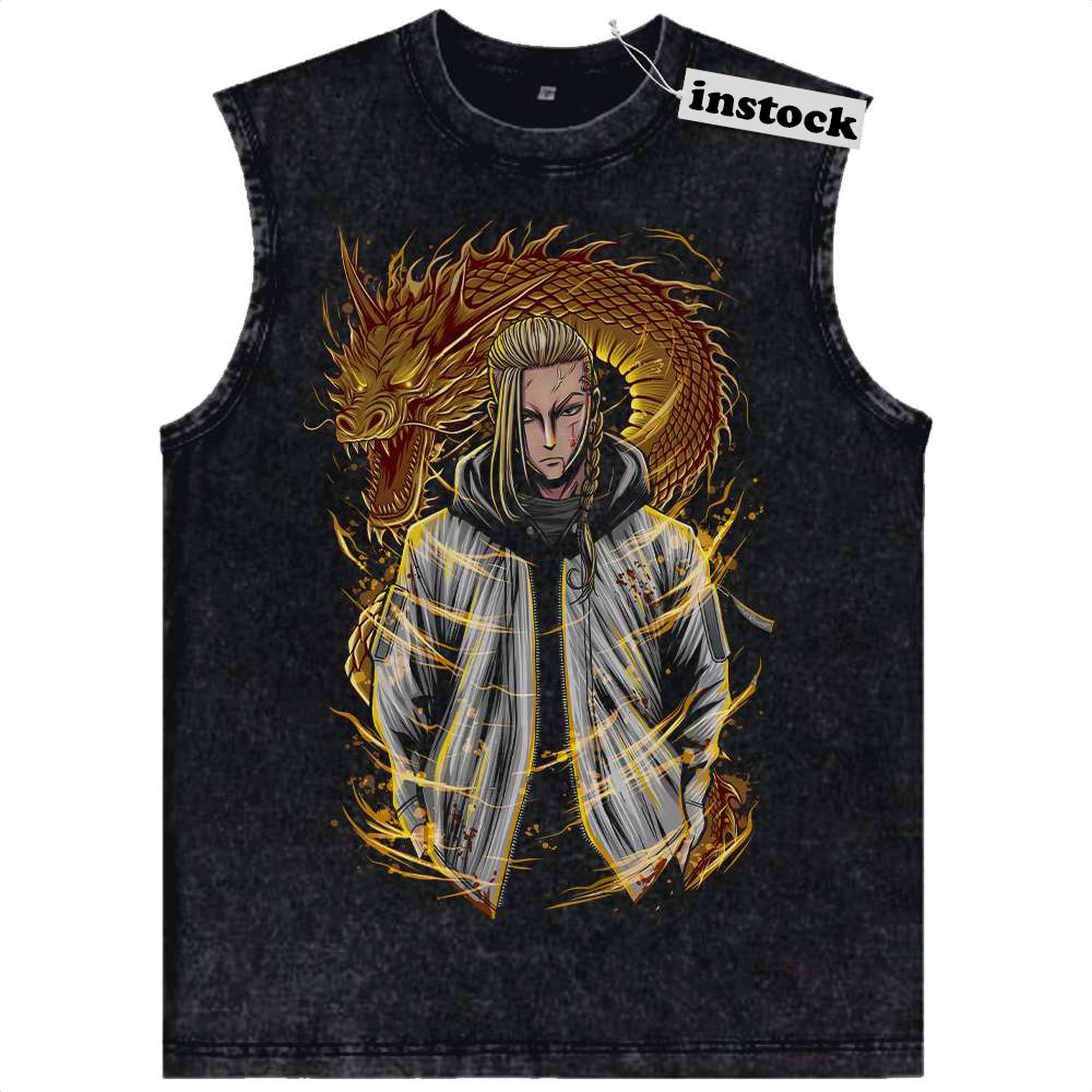 Draken Tank Top, Ken Ryuguji Tank Top, Tokyo Revengers Tank Top, Anime Tank Top, Vintage Tank Top