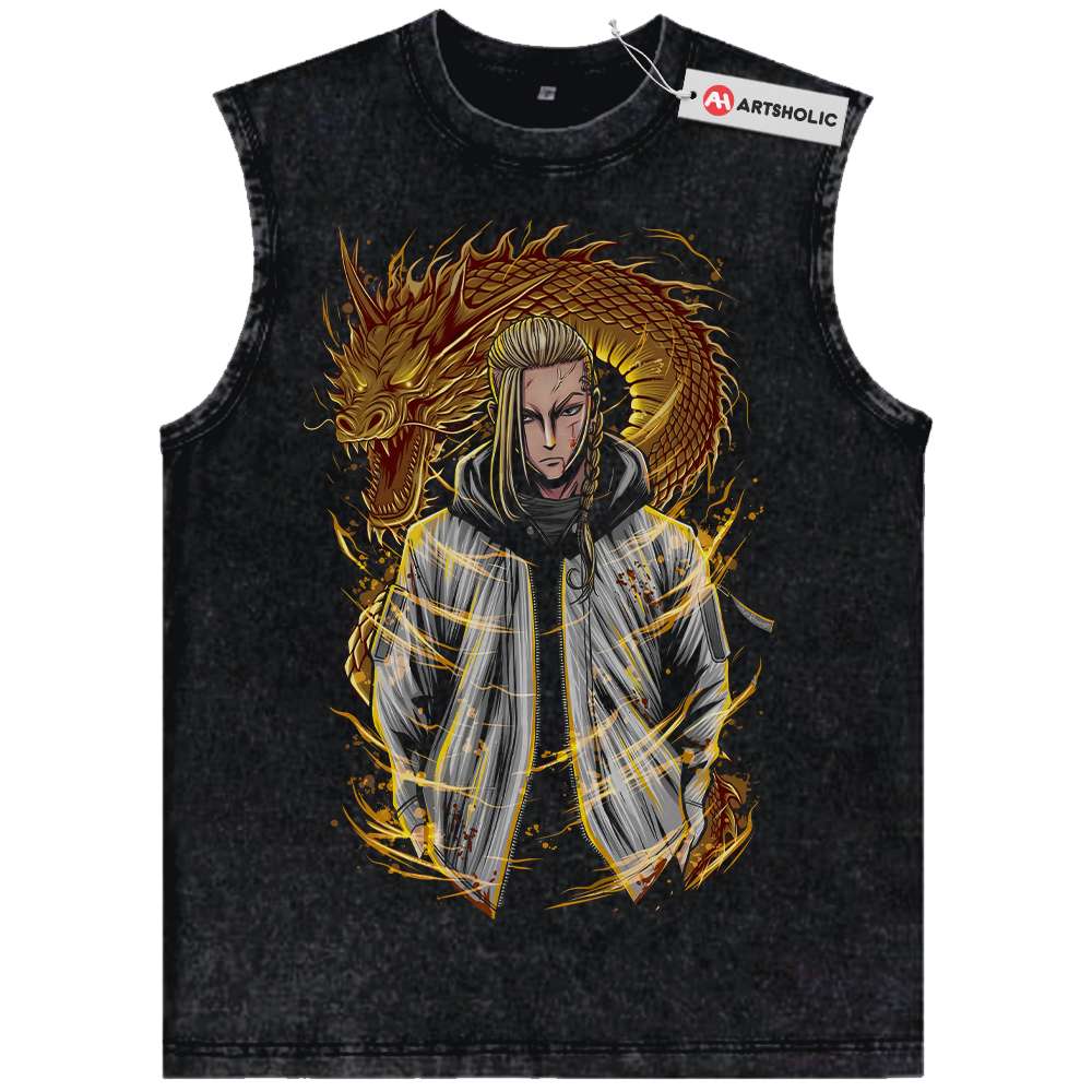 Draken Tank Top, Ken Ryuguji Tank Top, Tokyo Revengers Tank Top, Anime Tank Top, Vintage Tank Top