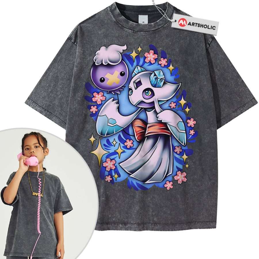 Drifloon and Froslass Shirt For Kids, Pokemon Shirt For Kids, Anime Shirt For Kids, Vintage T-Shirt For Kids - Image 10