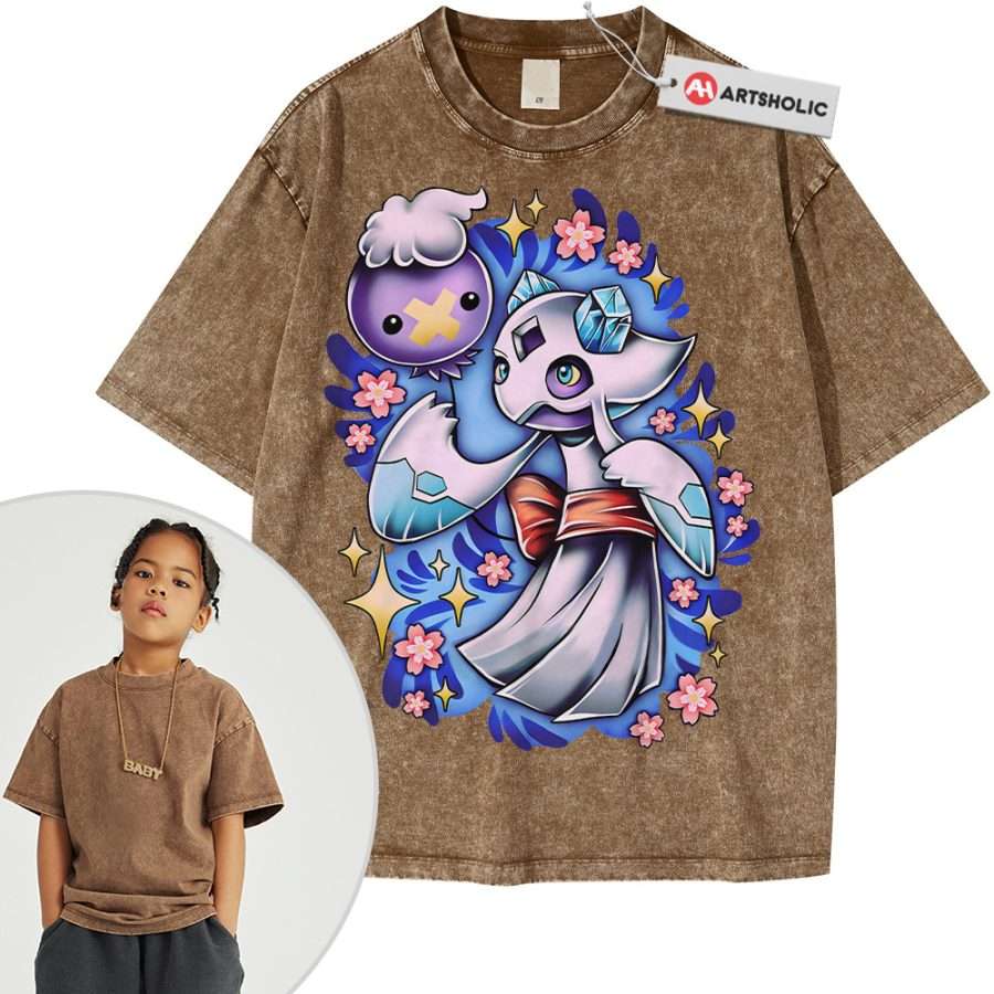 Drifloon and Froslass Shirt For Kids, Pokemon Shirt For Kids, Anime Shirt For Kids, Vintage T-Shirt For Kids - Image 8