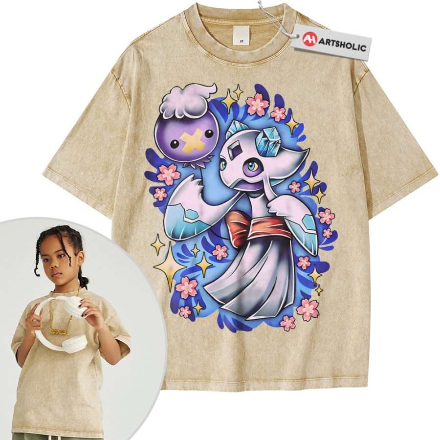Drifloon and Froslass Shirt For Kids, Pokemon Shirt For Kids, Anime Shirt For Kids, Vintage T-Shirt For Kids - Image 11