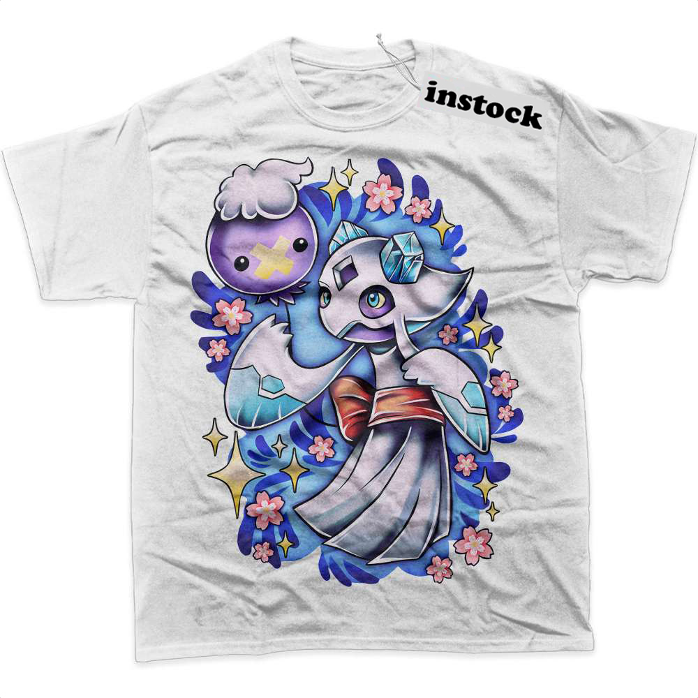 Drifloon and Froslass Shirt, Pokemon Shirt, Anime Shirt, Graphic T-Shirt