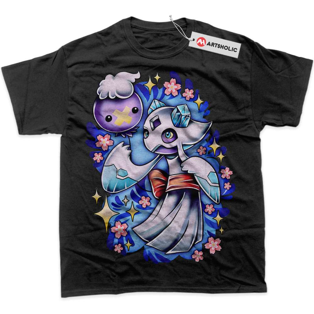 Alternative view of Drifloon and Froslass Shirt, Pokemon Shirt, Anime Shirt, Graphic T-Shirt