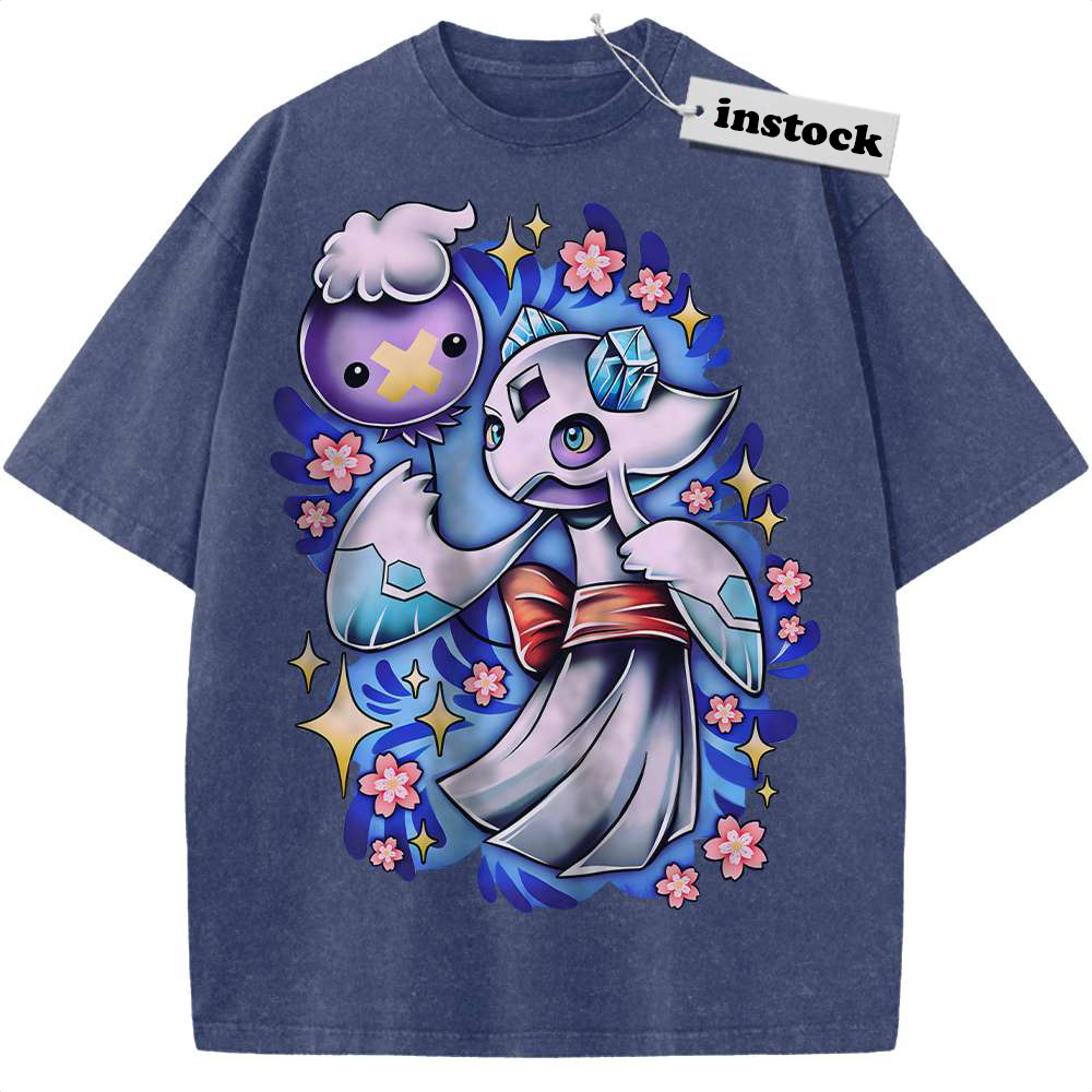 Drifloon and Froslass Shirt, Pokemon shirt, Anime Shirt, Vintage T-Shirt