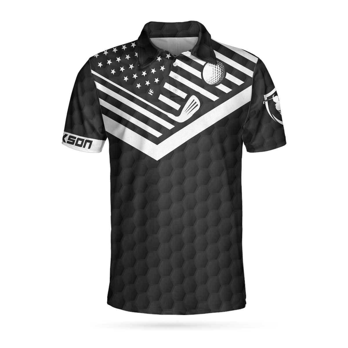 Drink Bourbon And Play Golf In 19th Golf Hole Custom Polo Shirt, Personalized Golf Shirt For Men