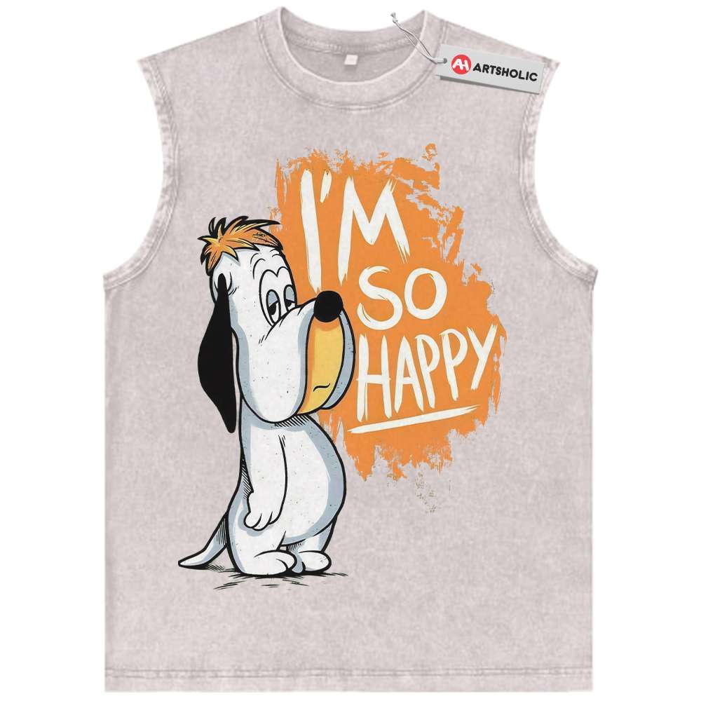 Alternative view of Droopy Tank Top, Dumb-Hounded Tank Top, Animated Tank Top, Vintage Tank Top