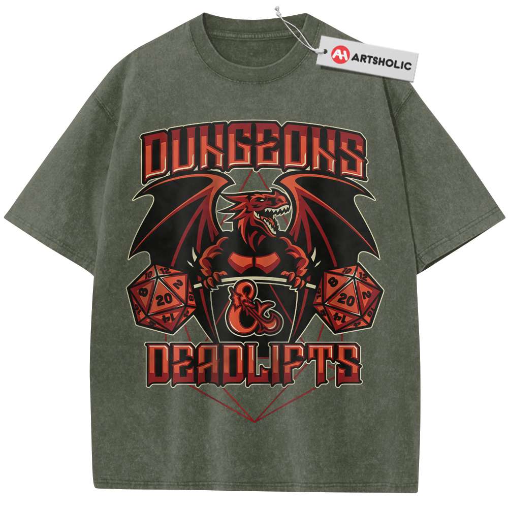 Alternative view of Dungeons and Dragons Shirt, Game Shirt, Vintage T-Shirt