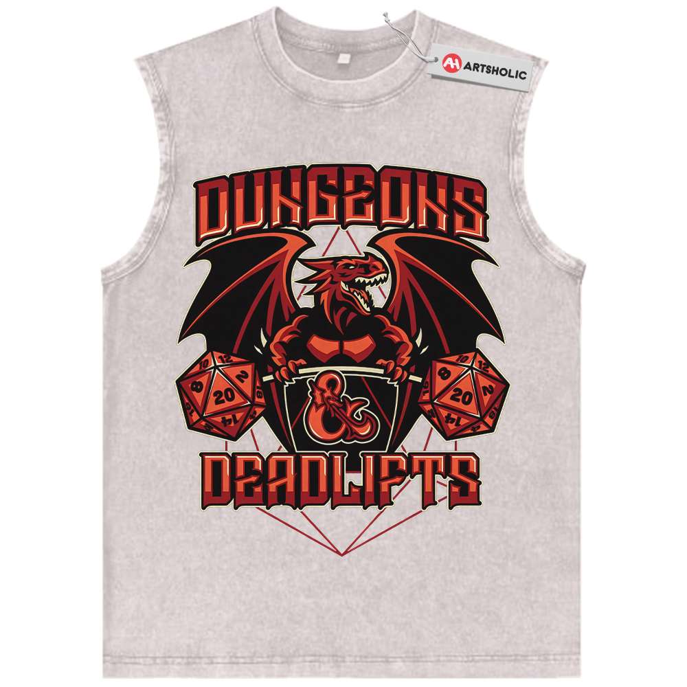 Dungeons and Dragons Tank Top, Game Tank Top, Vintage Tank Top