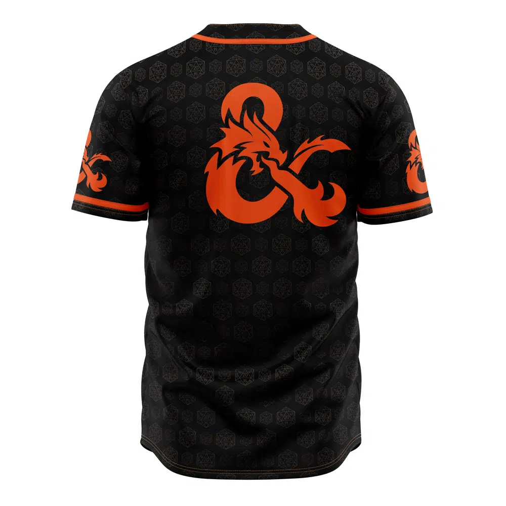 Alternative view of Dungeons & Dragons Baseball Jersey