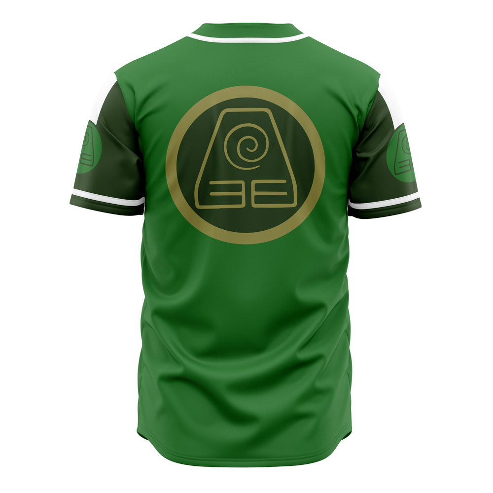 Alternative view of Earthbenders Avatar Custom Baseball Jersey - Otaku Hall