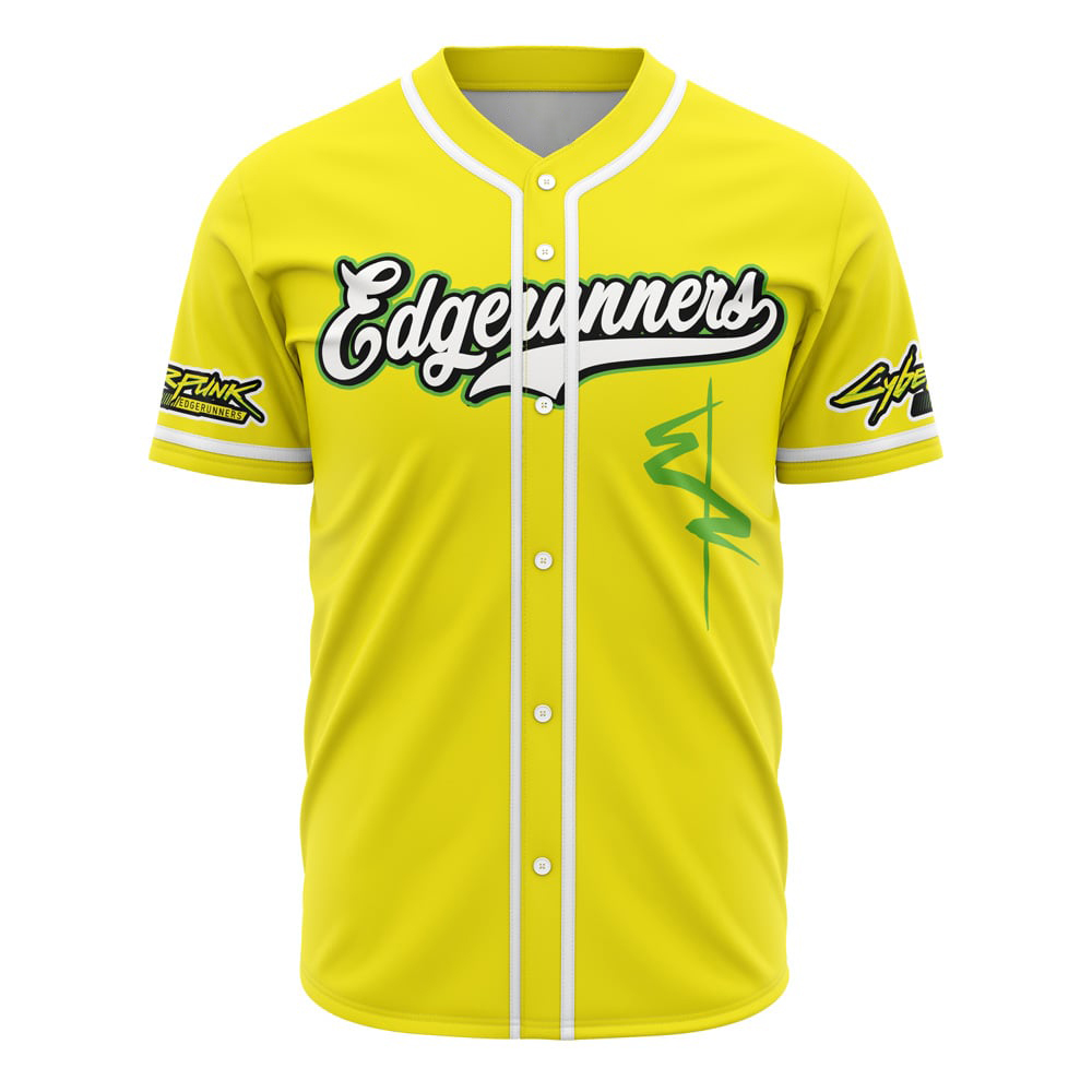 Edgerunners V1 Cyberpunk 2077 Custom Baseball Jersey - Otaku Hall