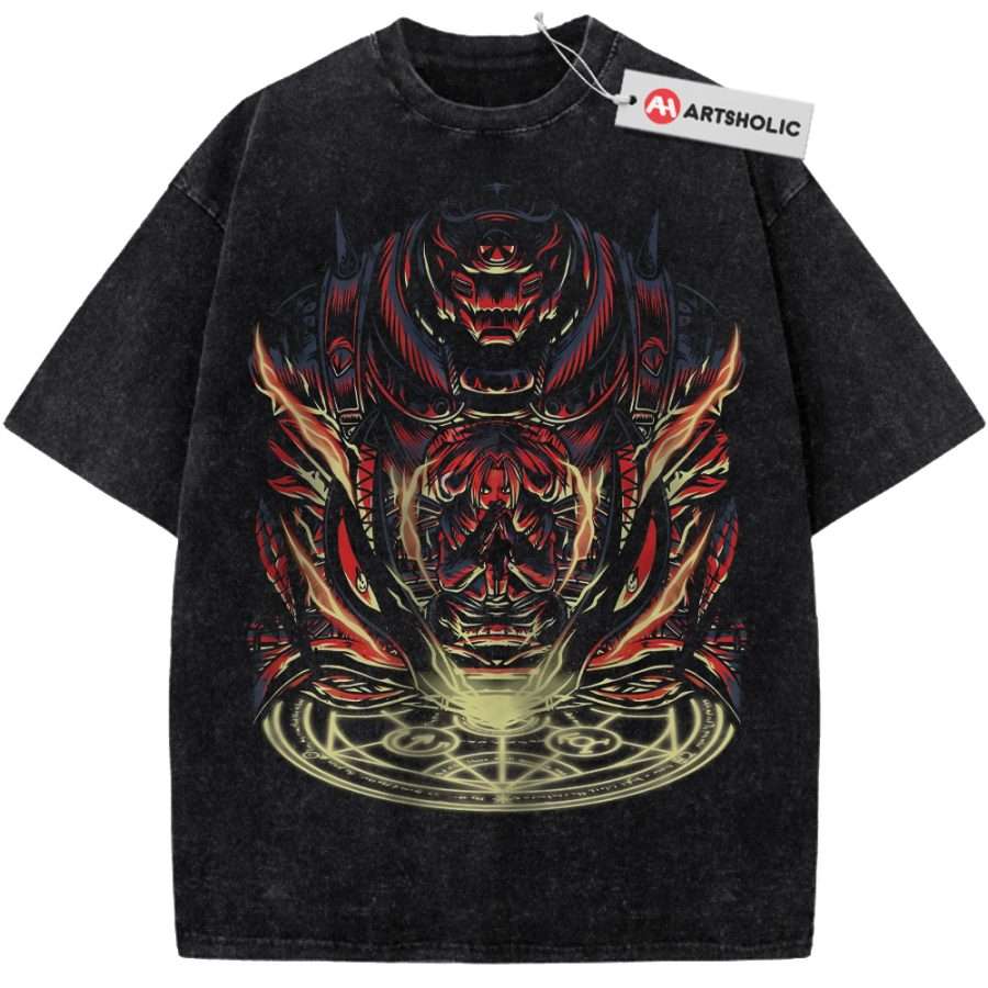 Alternative view of Edward Elric Shirt, Alphonse Elric Shirt, Fullmetal Alchemist Shirt, Anime Shirt, Vintage Tee